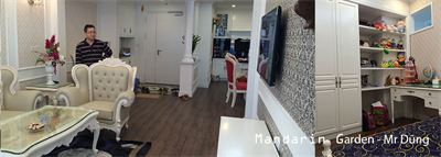 Thi công nội thất chung cư Mandarin Garden - Anh Dũng